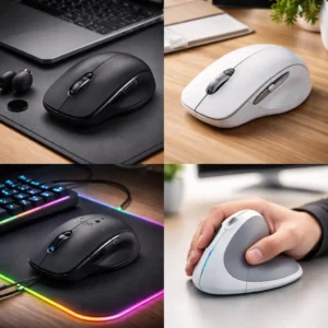 ماوس لاسلكي احترافي بتصميم أنيق